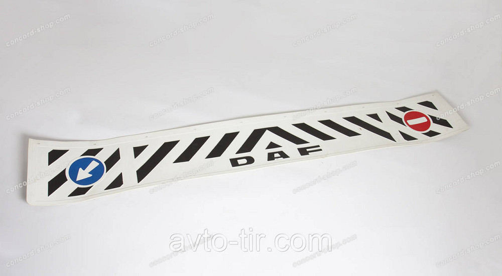 Бризговик причепа ("болотник", "мітла") 2400 х 350мм білий DAF Луцьк - фото 1