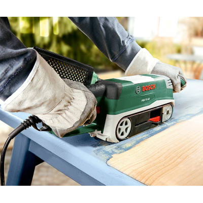 Шлифовальная машина Bosch ленточная PBS 75 A 710Вт, лента 533х75мм, 350м/мин 3.4кг (0.603.2A1.000) Винница - изображение 5