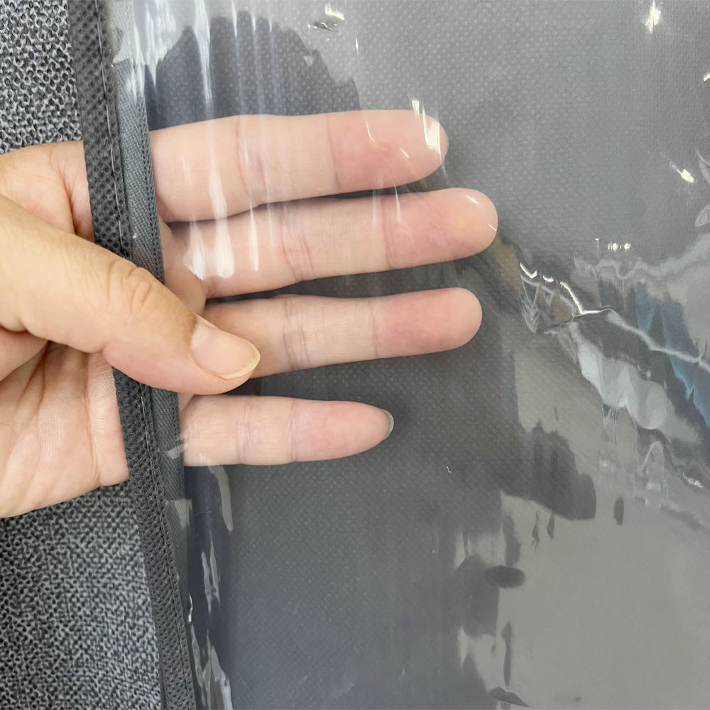 1шт Чохол для одягу на змійці 140х60см,напівпрозорий,Сірий SBR Київ - фото 4