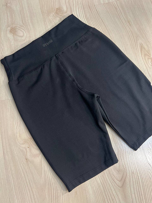 Шорти жіночі Oysho 114 велосипедки з логотипом чорні, чорний, L Київ - фото 5