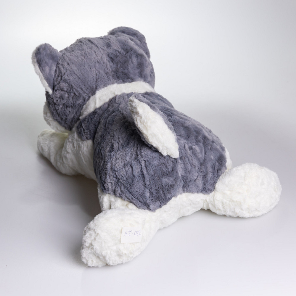 Мягкая игрушка-плед,подушка 3 в 1 Хаски плед в игрушке 50×30×26 (см) Серый 7124G SBR Киев - изображение 7