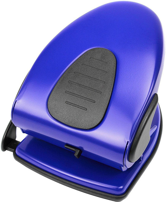 Дирокол "Scholz" 4315 металевий з лінійкою (45арк.) син, шт Київ - фото 1