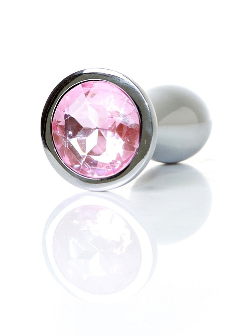 Анальная металлическая пробка Plug-Jewellery Silver PLUG-Rose M Sex Aura Киев - изображение 8