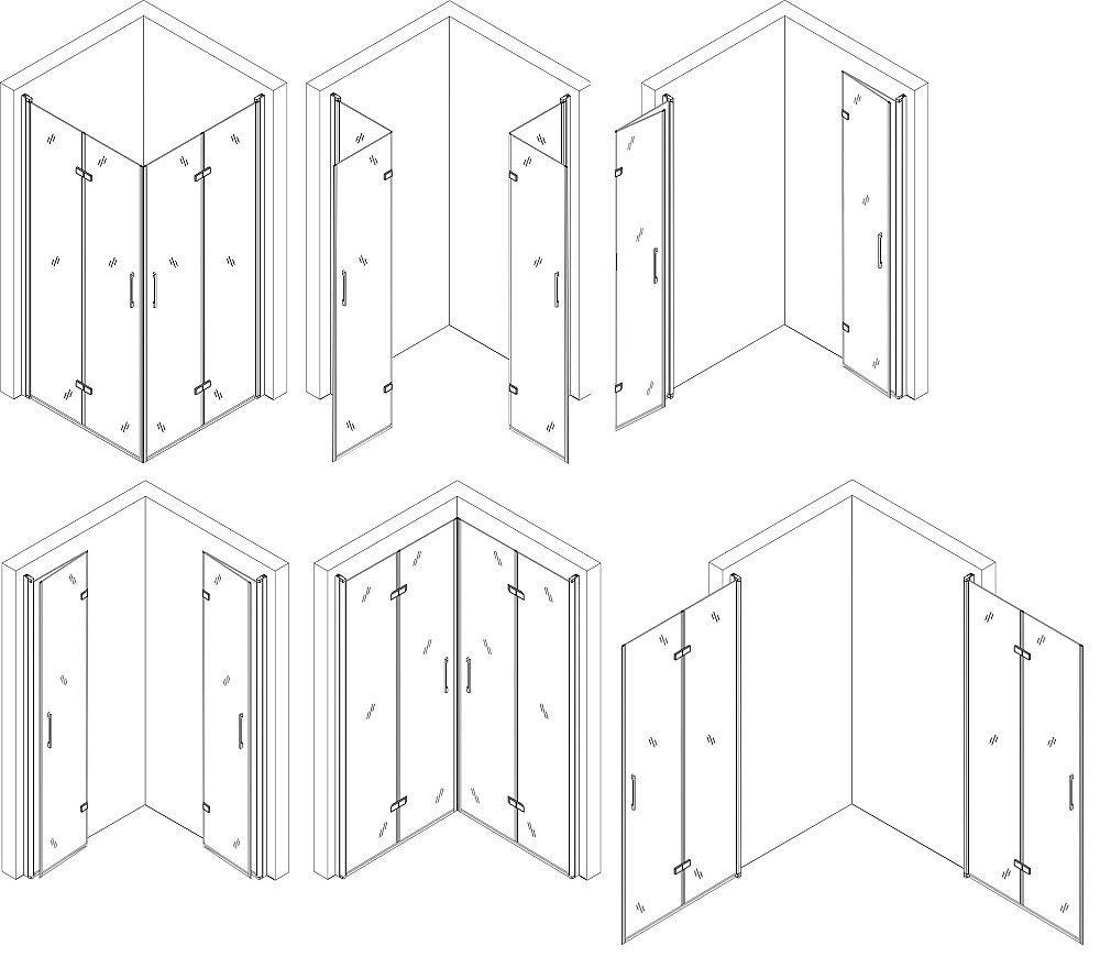 Душова кабіна квадратна без піддона PANEW N90TC BRAVO (1уп.) Киев - изображение 4