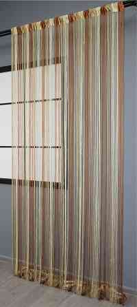 Штори-нитки "Кісея" Бежевий з молочно-коричневим 300х300см 1 шт (61-010) Київ