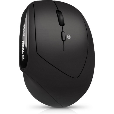 Мышка REAL-EL RM-490W Wireless/Bluetooth Black (EL123200058) Винница - изображение 12