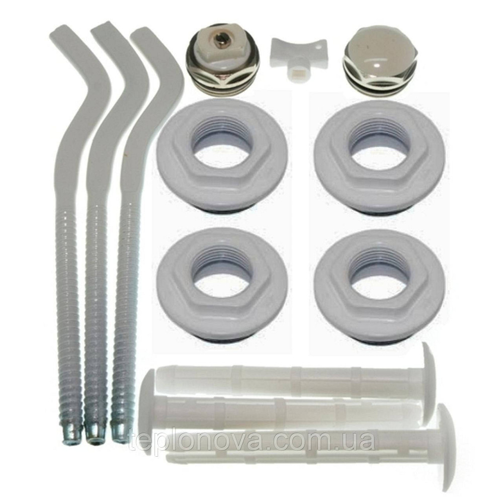 Комплект футорок секційного радіатора CRISTAL NR-2015 1/2| з 3-кронштейнами (HT 416) Чернівці - фото 1