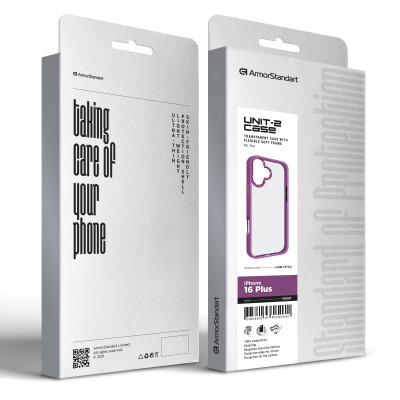 Чохол до мобільного телефона Armorstandart UNIT2 Apple iPhone 16 Plus Violet (ARM78754) Вінниця - фото 2