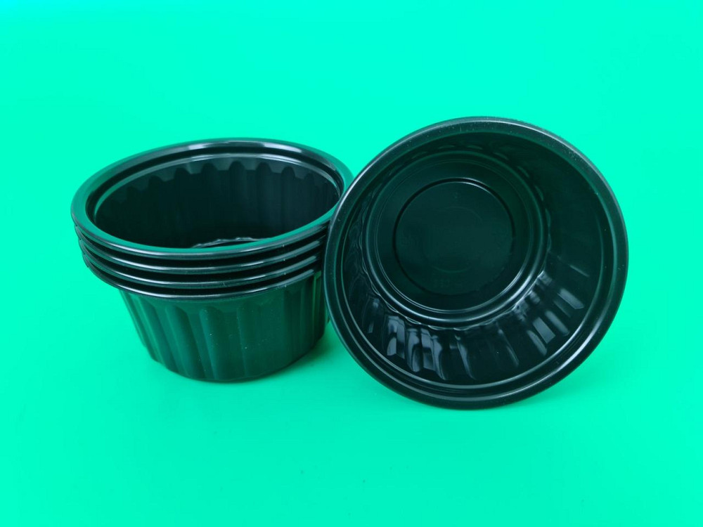 Супник черный ребристий D-115 (350 гр) Андрекс (50 шт) Харьков - изображение 1