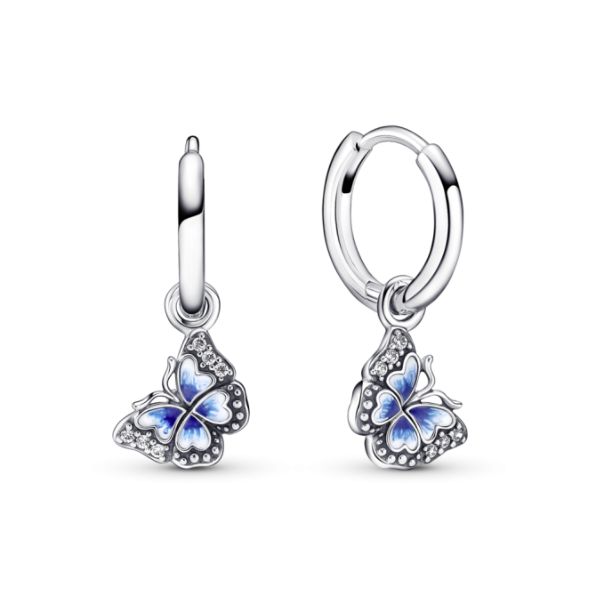 Серебряные серьги Голубые бабочки 290778C01MasterSem Киев - изображение 1