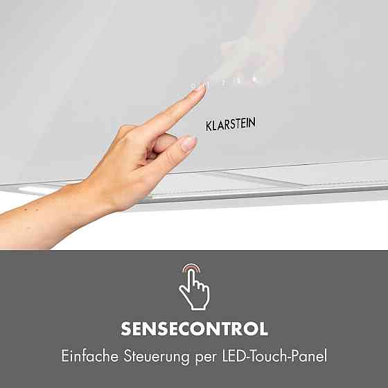 Люстра XL островная вытяжка 90 см циркулирующий воздух 590 м³/ч LED сенсорный белый белый (Германия, читать Ровно