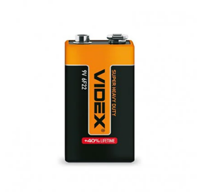 Батарейка сольова V9 (пл-1шт) Videx Житомир - изображение 1