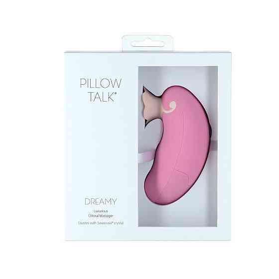 Розкішний вакуумний кліторальний стимулятор Pillow Talk - Dreamy Pink із кристалом Swarovski Sex Aura Київ