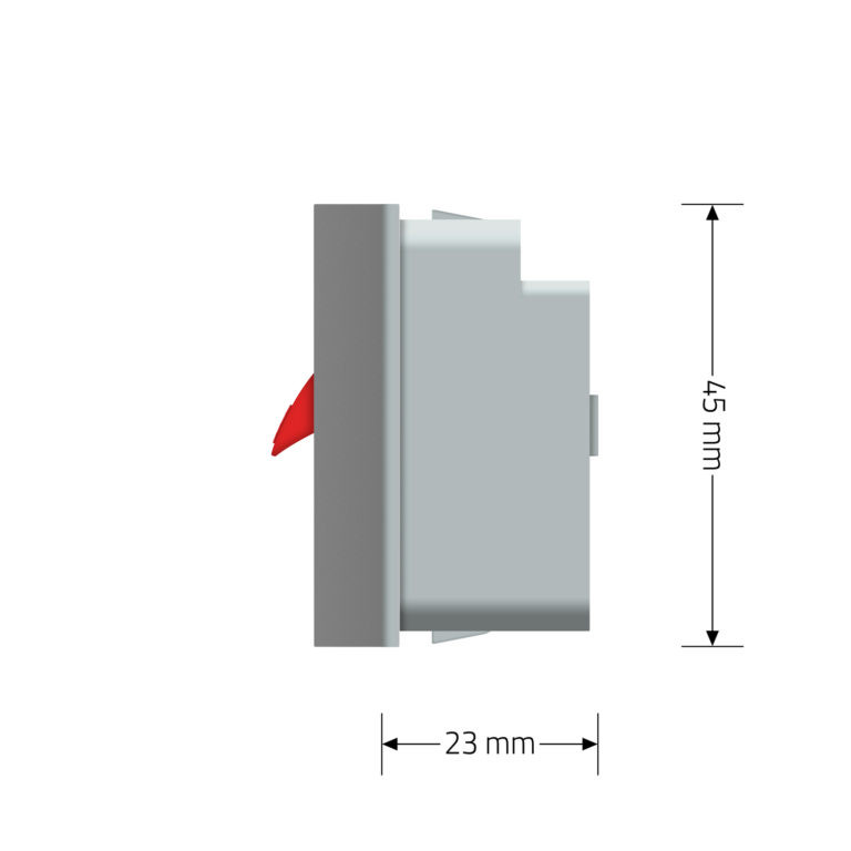 Hi-Fi аудіо розетка LIVOLO (Banana), сіра, для колонок і підсилювачів, модуль 0.5 поста (VL-FCSD-1IPS01) Коломыя - изображение 3