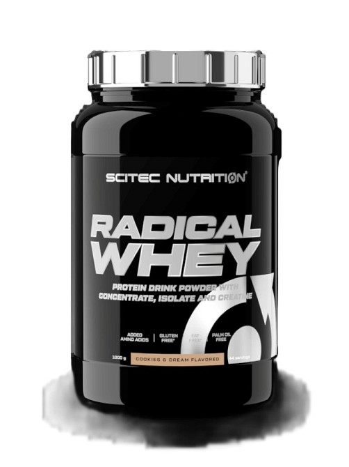 Протеїн Scitec Nutrition Radical Whey 1000 г, Cookies &amp; cream Луцьк - фото 1