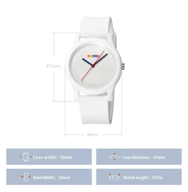 Жіночий наручний годинник Skmei 1880 Білий Вінниця - фото 10
