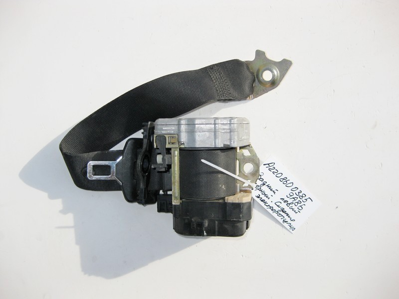 Mercedes-Benz  A2208600385 9A86 Ремінь безпеки задній лівий чорний S-Class W220 Одеса - фото 1