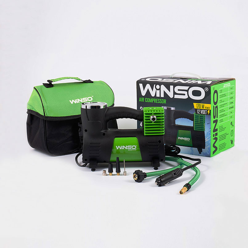 Компресор автомобільний Winso 10Атм 40л/хв 170Вт Львів - фото 4