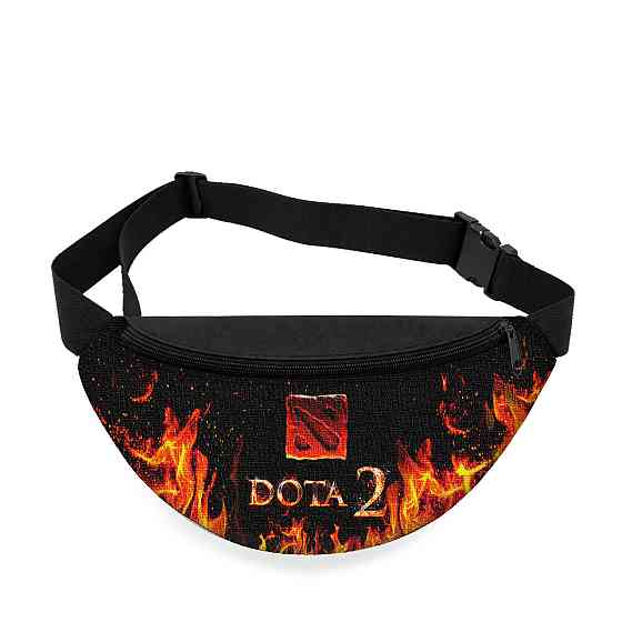 Дитяча сумка-бананка Dota 2 32х15 см на пояс або через плече (5836) Київ