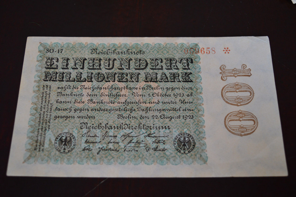 Германия, 100000000 марок (100 миллионов), 1923 г. 099658 Полтава - изображение 1