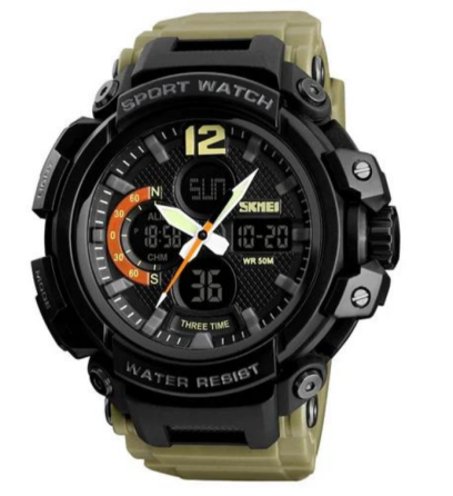 Часы наручные SKMEI 1343KH, KHAKI, 9746 Днепр