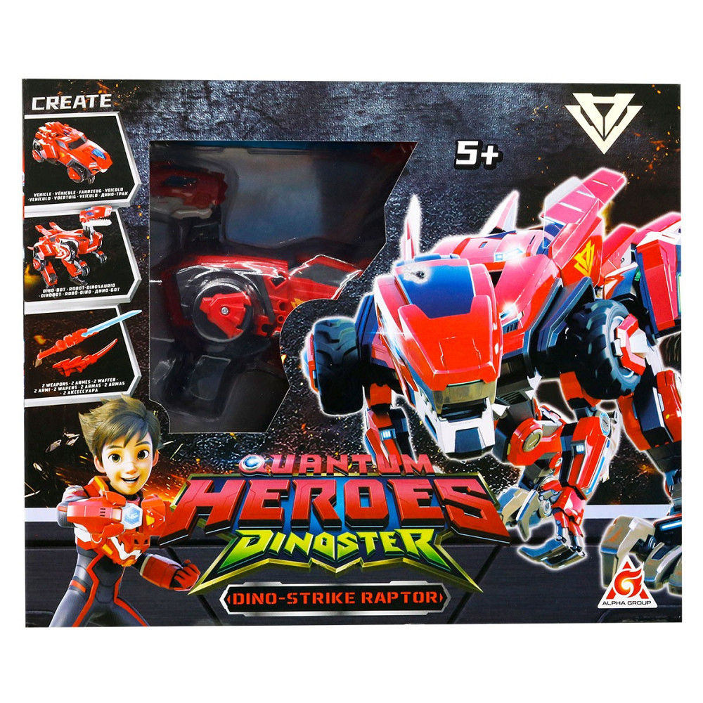 Динозавр-трансформер Dinoster - Мега Дино-Страйк Раптор Дніпро - фото 4