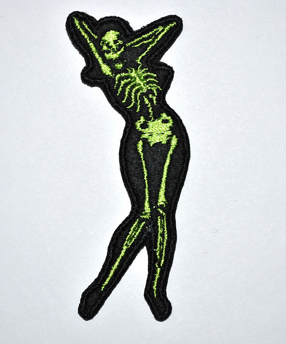 Нашивка патч Скелет женщины Запорожье - изображение 1