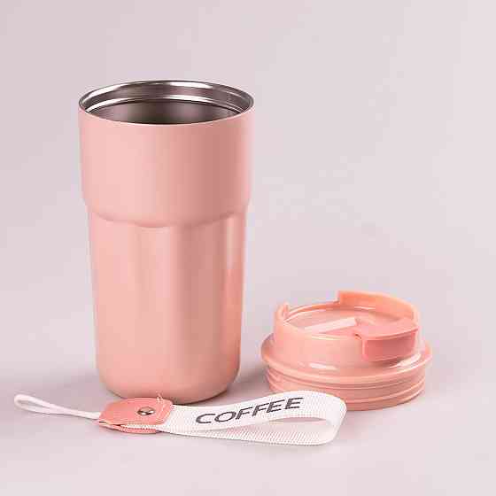 Happy Life Термокружка з нержавіючої сталі 450 мл Рожевий HP153P Киев