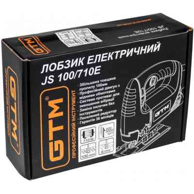 Електролобзик GTM JS100/710E 710Вт, 300-3000ход/хв, Quick Fix (JS100/710E) Вінниця