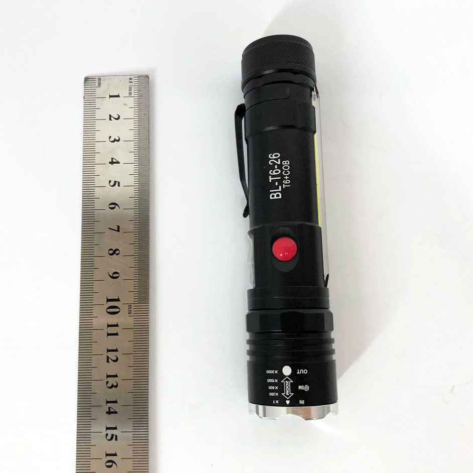 Ліхтарик поліція Police T6-26+T6+COB, Тактичні ліхтарі для полювання, Ліхтар для використання UT-890 в темряві Київ - фото 2