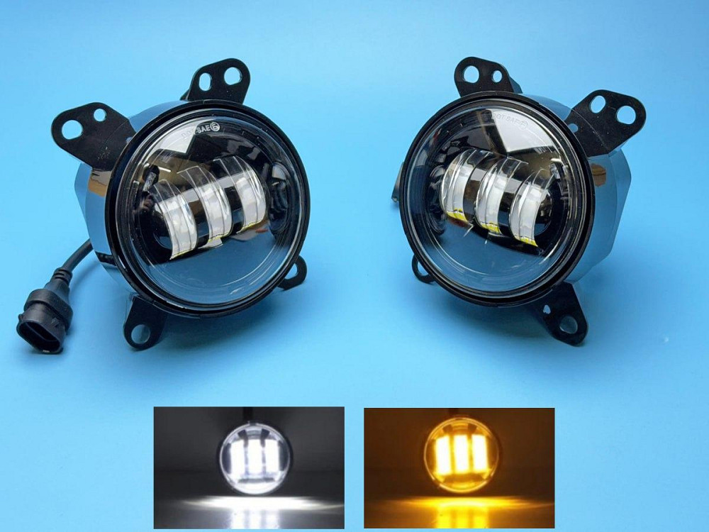 Протитуманні фари ДАФ DAF LED  XF105, CF65, CF75, CF85, LF45, LF55 біле+жовте (два режима) Харків - фото 1
