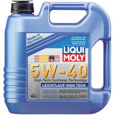 Моторное масло Liqui Moly Leichtlauf High Tech 5W-40 4л. (2595) Винница - изображение 1