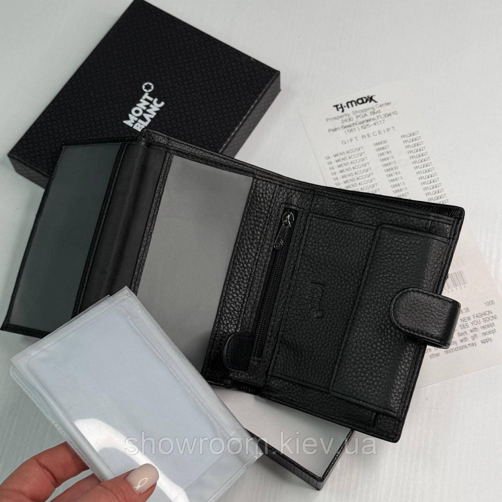 Мужской кошелек на кнопке MB (6602) Киев - изображение 5