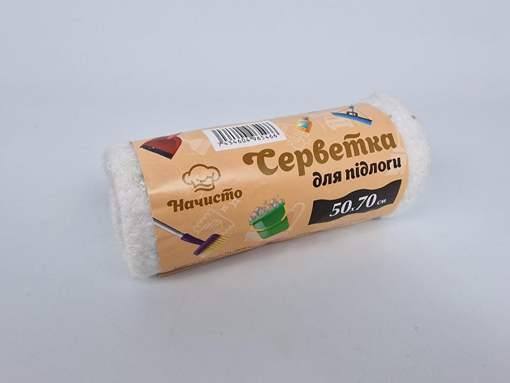 Cалфетка для підлоги 50*60 "почисто" (1 пачка) Харків - фото 1