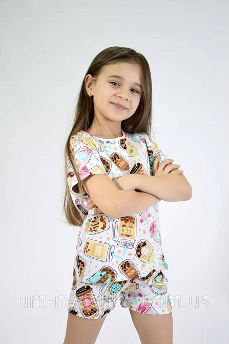 Дитячий костюм з шортами Коктелі 104-116 Кривий Ріг - фото 1