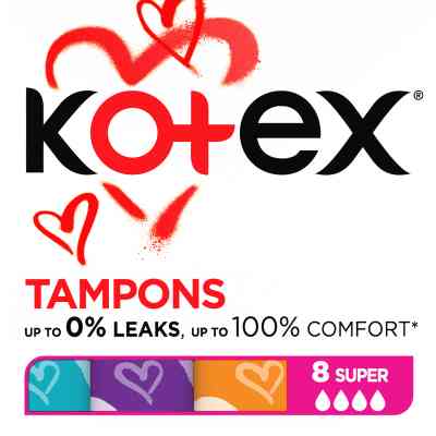 Тампони Kotex Super 8 шт. (5029053534541) Вінниця