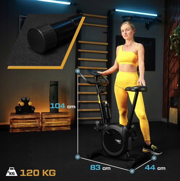 Велотренажер магнитный TX-350MB домашний компактный тренажер для дома кардио и фитнес тренировок ЧЕРНЫЙ Киев - изображение 8