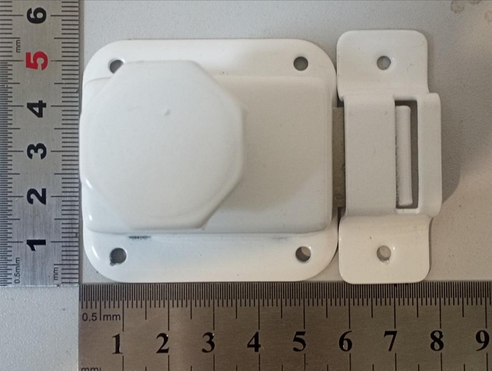 Засув для ванної кімнати білий "P-o" Київ - фото 2