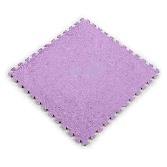Пол-пазл плюшевый 60х60х1см Фиолетовый (D) SW-00002087 Днепр