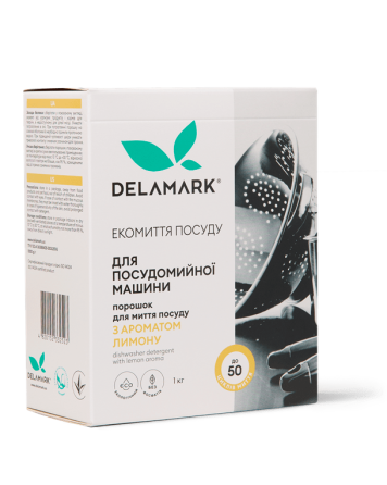 Порошок для посудомийної машини DeLaMark зі смаком лимона 1 кг Вінниця