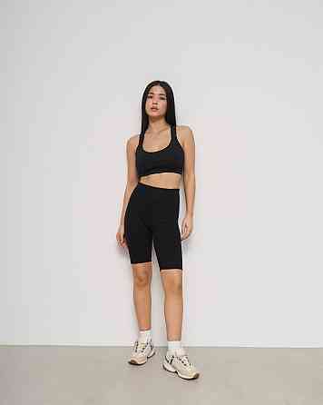 Велосипедки женские в рубчик Nicoletta 10075 XXL, Черный, Графит, Бежевый, Хаки Киев