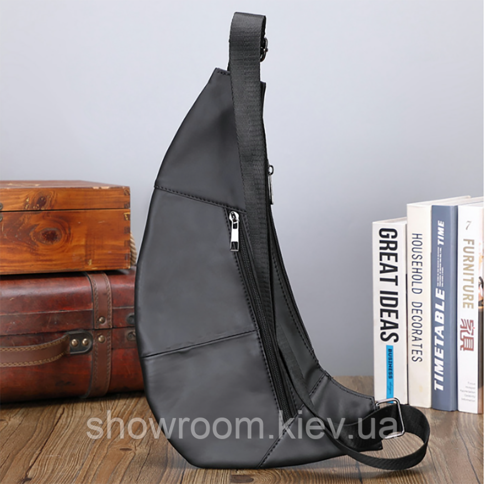 Чоловіча шкіряна бананка, барсетка, сумка, слінг Leather Collection (5064) Київ - фото 2