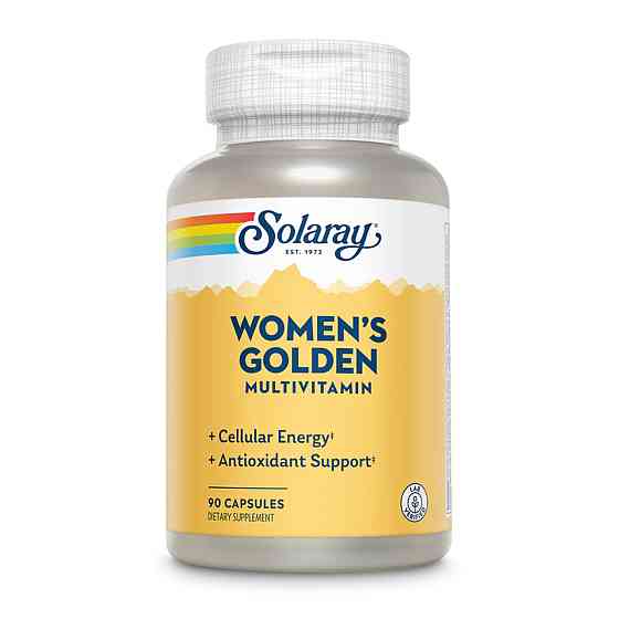 Мультивитамины для женщин Solaray Women's Golden Multi-Vitamin 90 vcaps Киев