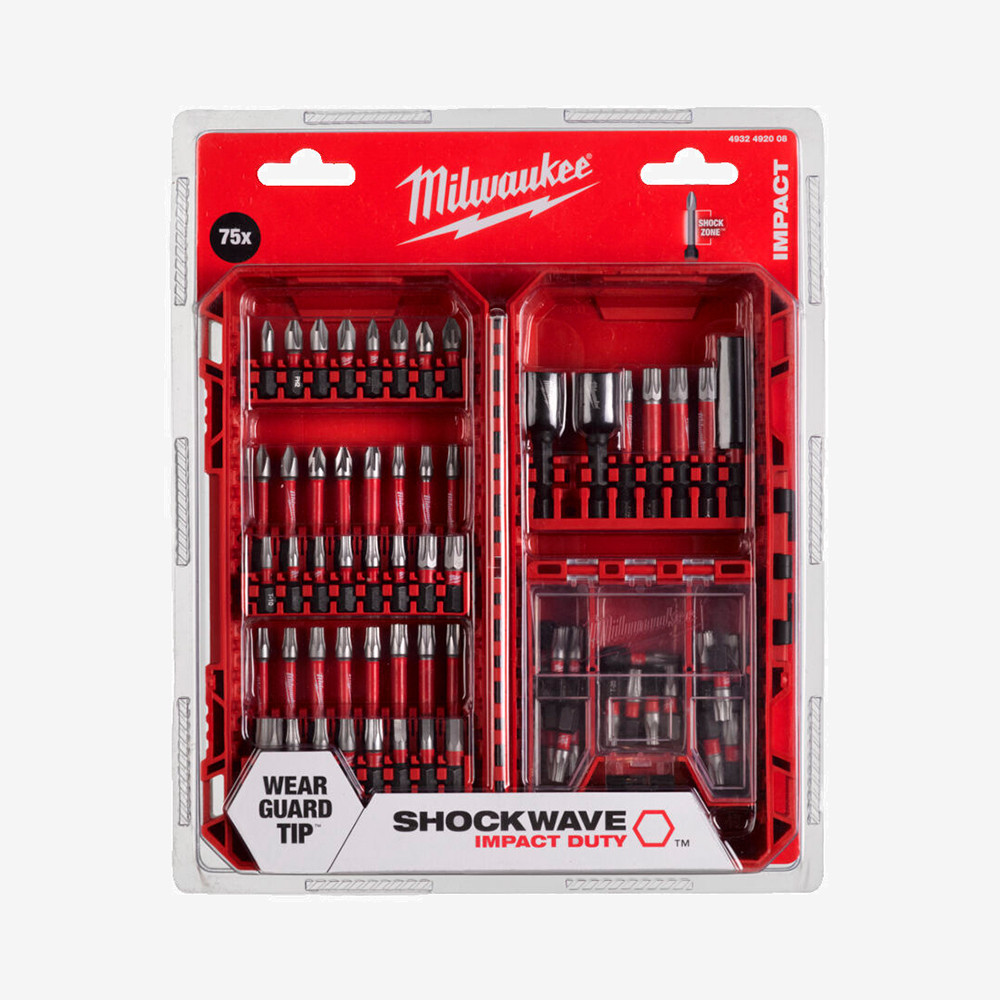 Набор бит SHOCKWAVE PACKOUT MILWAUKEE, (75шт) Одесса - изображение 1