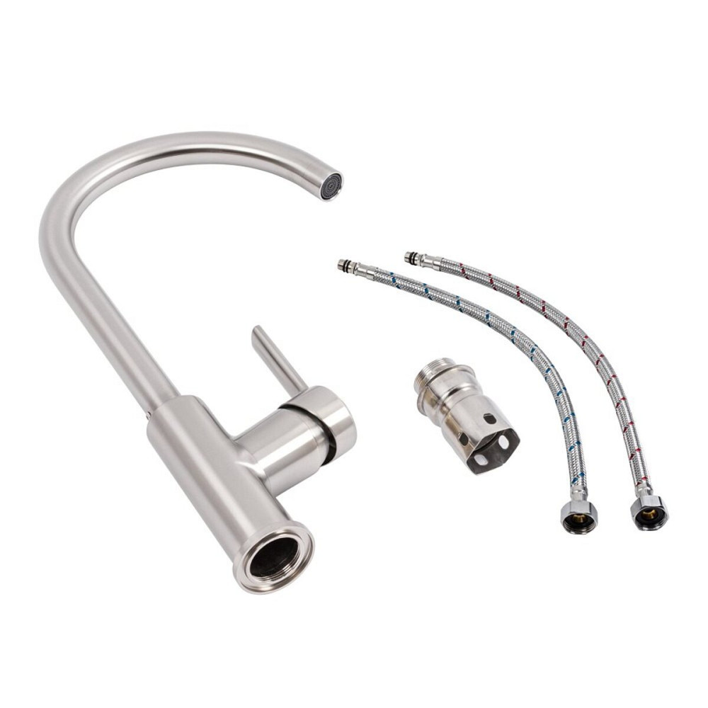 VALESO Змішувач кухонний NES-VD7 Valeso (нержавійка) Коломия - фото 4