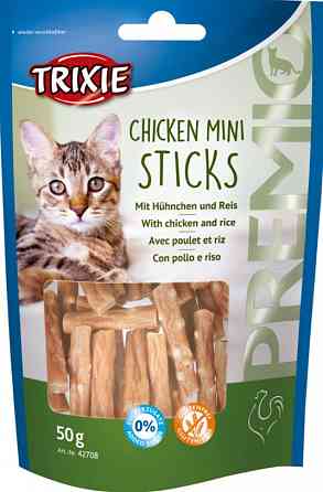 Ласощі міні палички Trixie TX-42708 Chicken Mini Sticks 50 г для кішок з куркою та рисом Вінниця