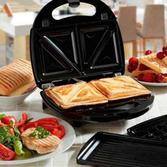 Электрическая сэндвичница, Сендвичница 4в1, Электробутербродница, Бутербродница 4в1 JP-96 Львов