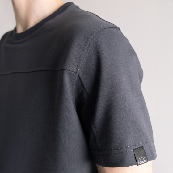 Чоловічий літній комплект шорти і футболка темно-сірий Pobedov Barel Київ