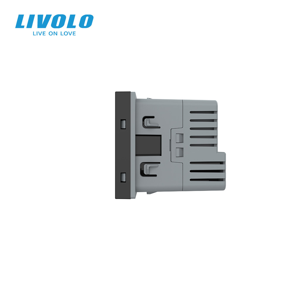 LIVOLO Електрична розетка LIVOLO з USB Type-C PD 18Вт, швидке заряджання iPhone, чорна, 16А 230 Коломия - фото 8