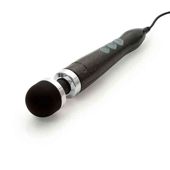 Вибромассажер DOXY Die Cast 3 Disco Black, очень мощный, питание 220В, металлический корпус Sex Aura Киев